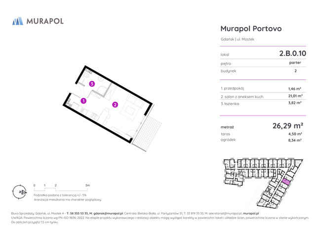 Mieszkanie w inwestycji Murapol Portovo, symbol 2.B.0.10 » nportal.pl