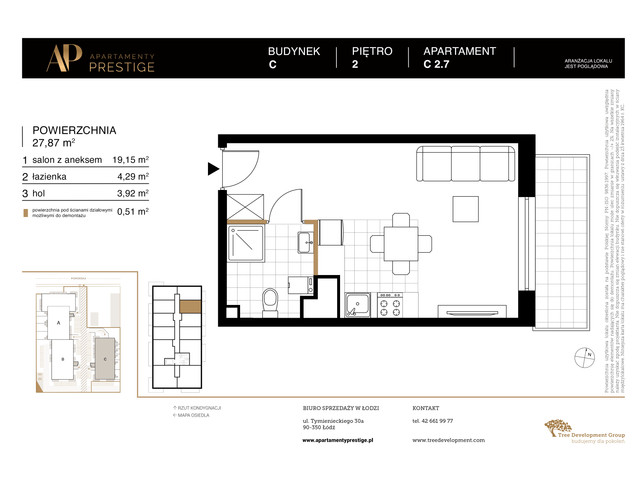 Mieszkanie w inwestycji Apartamenty Prestige, symbol C2.7 » nportal.pl