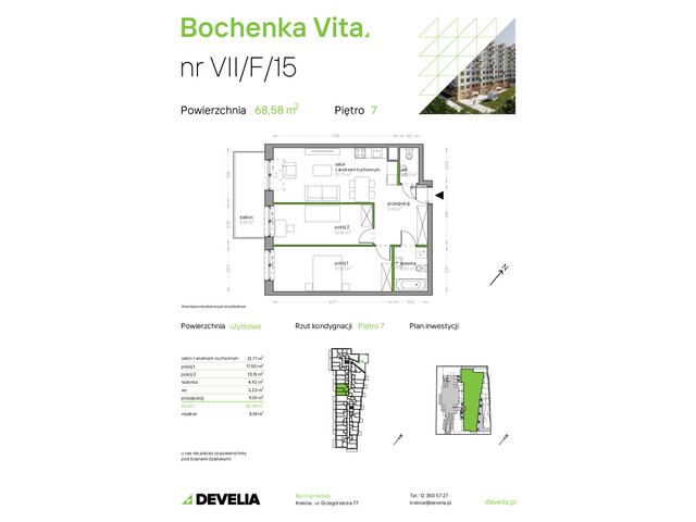 Mieszkanie w inwestycji Bochenka Vita, symbol VII/F/15 » nportal.pl