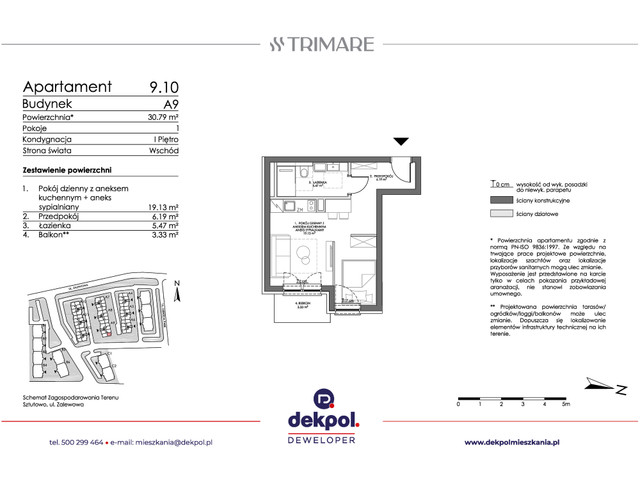 Mieszkanie w inwestycji TRIMARE, symbol 9.10 » nportal.pl