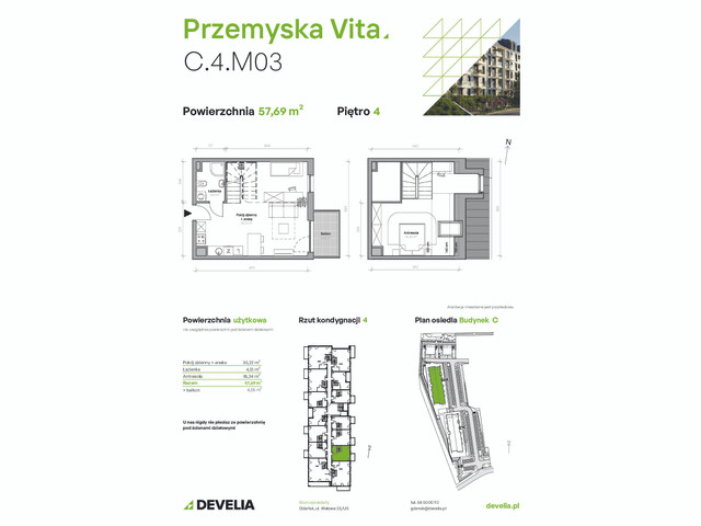 Mieszkanie w inwestycji Przemyska Vita, symbol C.4.M03 » nportal.pl
