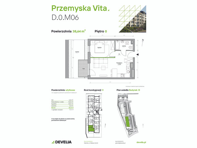 Mieszkanie w inwestycji Przemyska Vita, symbol D.0.M06 » nportal.pl