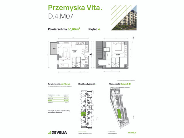 Mieszkanie w inwestycji Przemyska Vita, symbol D.4.M07 » nportal.pl
