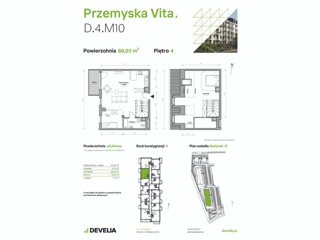 Mieszkanie w inwestycji Przemyska Vita, symbol D.4.M10 » nportal.pl