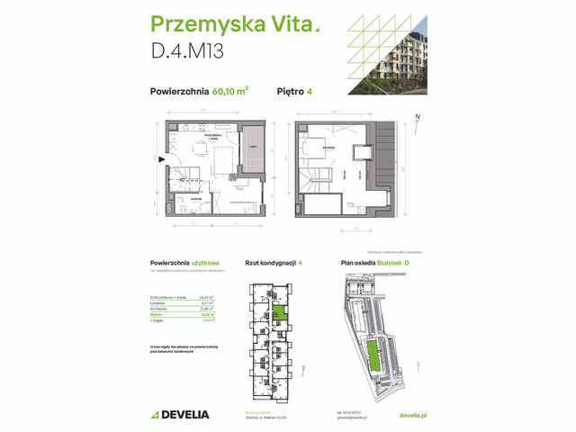 Mieszkanie w inwestycji Przemyska Vita, symbol D.4.M13 » nportal.pl