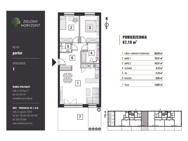 Mieszkanie w inwestycji APARTAMENTY ZIELONY HORYZONT, symbol M.01 » nportal.pl