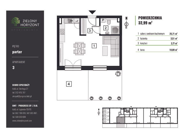 Mieszkanie w inwestycji APARTAMENTY ZIELONY HORYZONT, symbol M.03 » nportal.pl