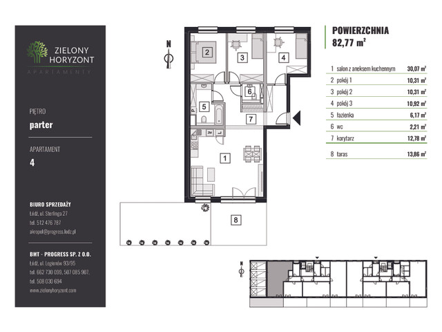 Mieszkanie w inwestycji APARTAMENTY ZIELONY HORYZONT, budynek Rezerwacja., symbol M.04 » nportal.pl