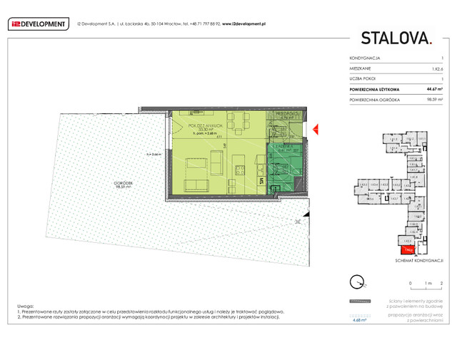 Mieszkanie w inwestycji Stalova, symbol 1.K2.6 » nportal.pl