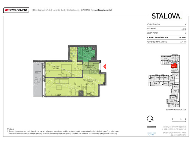 Mieszkanie w inwestycji Stalova, symbol 4.K1.5 » nportal.pl