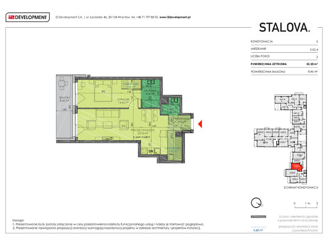 Mieszkanie w inwestycji Stalova, symbol 5.K2.4 » nportal.pl