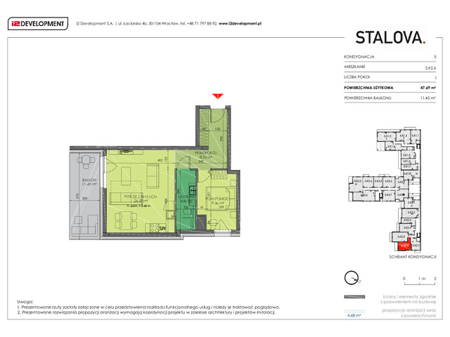 Mieszkanie w inwestycji Stalova, symbol 5.K2.6 » nportal.pl