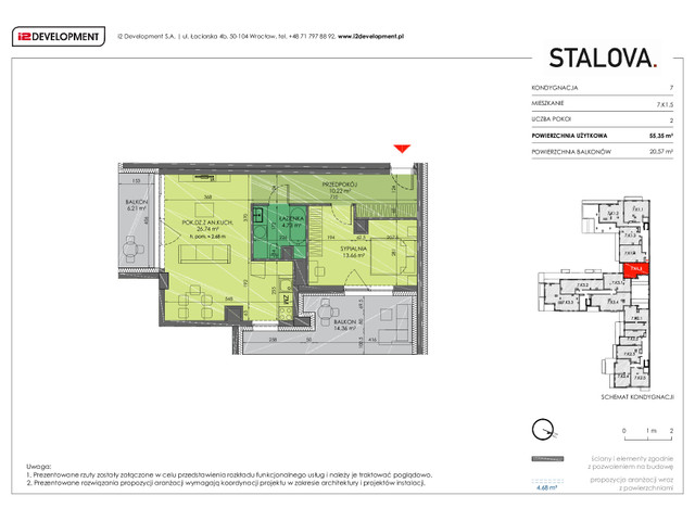 Mieszkanie w inwestycji Stalova, symbol 7.K1.5 » nportal.pl