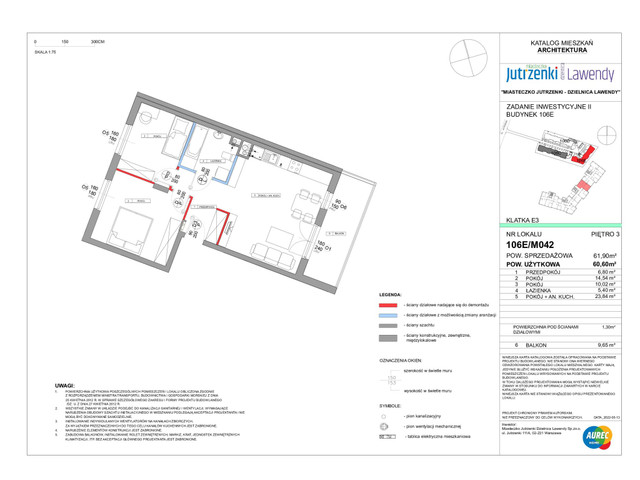 Mieszkanie w inwestycji Miasteczko Jutrzenki – Dzielnica Lawe..., symbol 106E/M042 » nportal.pl