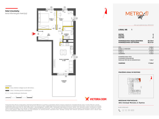Mieszkanie w inwestycji METRO ART, symbol 10M.1 » nportal.pl