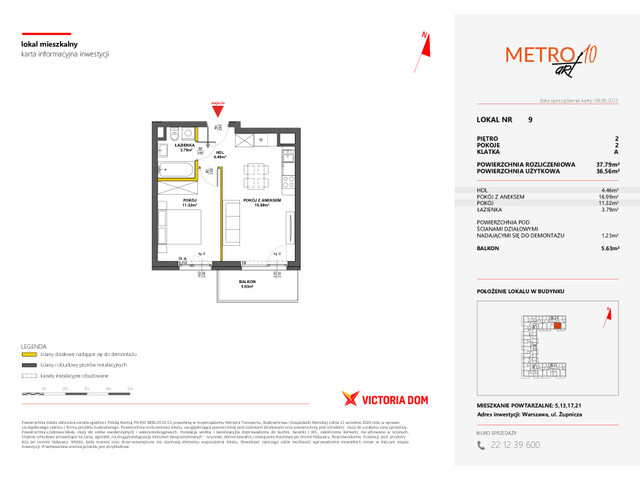 Mieszkanie w inwestycji METRO ART, symbol 10M.9 » nportal.pl
