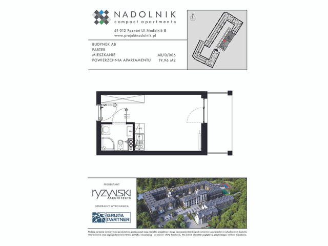 Mieszkanie w inwestycji Nadolnik Compact Apartments, symbol AB.0.006 » nportal.pl