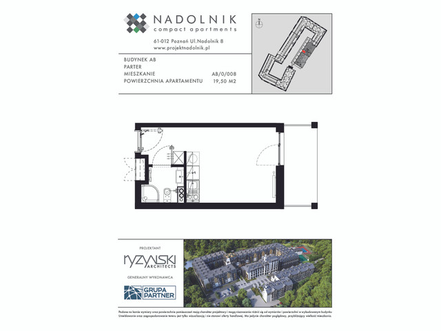 Mieszkanie w inwestycji Nadolnik Compact Apartments, symbol AB.0.008 » nportal.pl