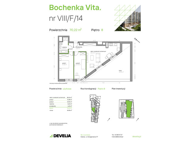 Mieszkanie w inwestycji Bochenka Vita, symbol VIII/F/14 » nportal.pl
