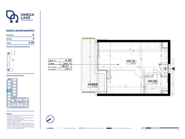 Komercyjne w inwestycji Omega Lake Apartments - lokale inwest..., budynek Do podanej ceny należy doliczyć 23% VAT., symbol A_2.58 » nportal.pl