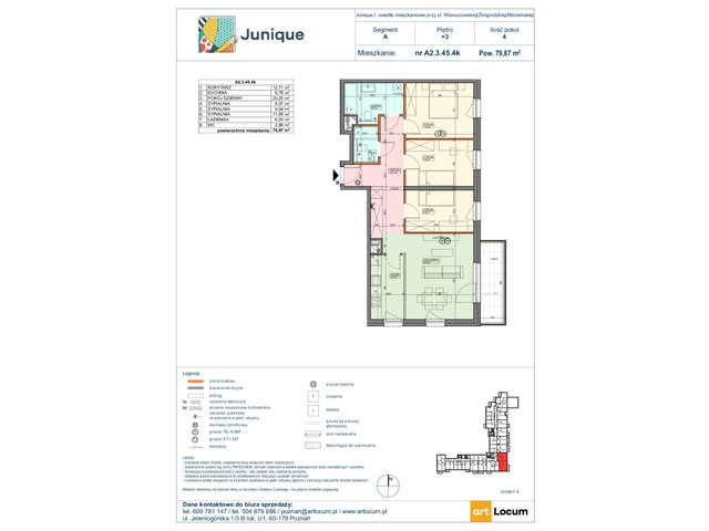 Mieszkanie w inwestycji JUNIQUE, symbol A2.3.45.4k » nportal.pl