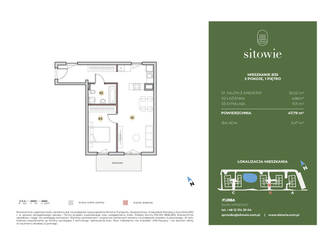 Mieszkanie w inwestycji Sitowie, symbol B35 » nportal.pl