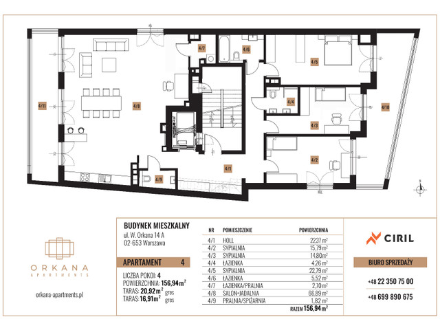 Mieszkanie w inwestycji Orkana Apartments, symbol 4 » nportal.pl