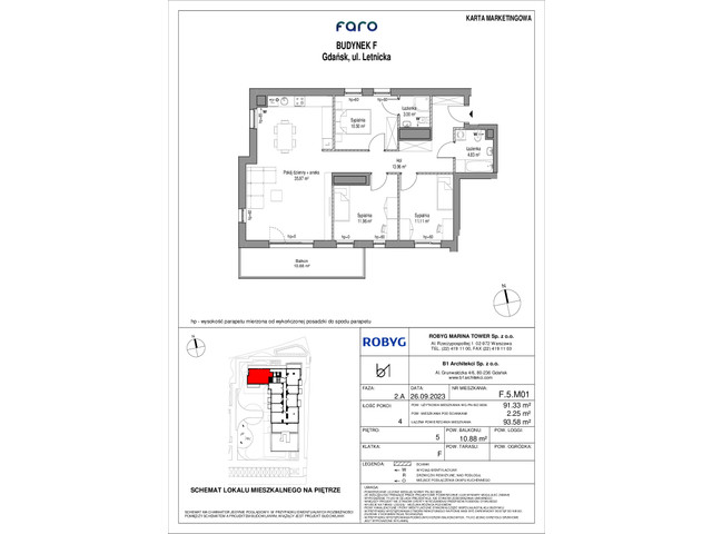 Mieszkanie w inwestycji FARO, symbol F_5M01 » nportal.pl