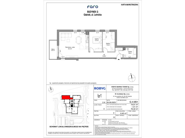 Mieszkanie w inwestycji FARO, symbol G_4M01 » nportal.pl