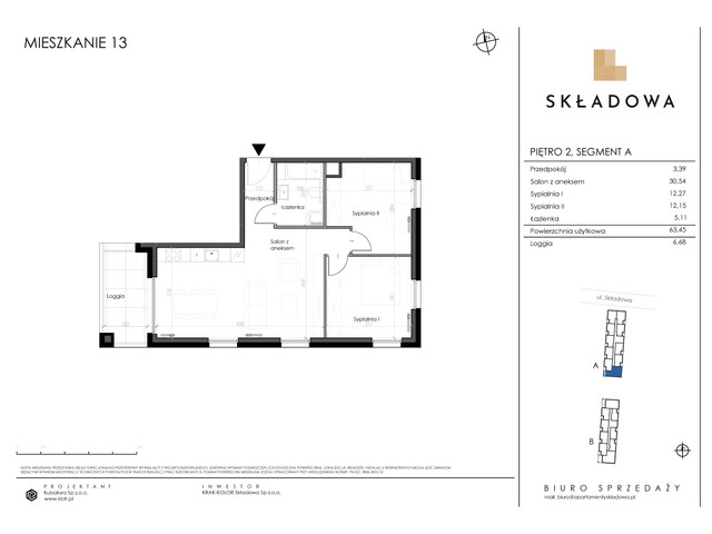 Mieszkanie w inwestycji Apartamenty Składowa, symbol A.13 » nportal.pl