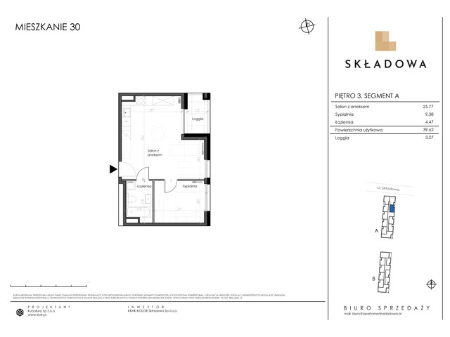 Mieszkanie w inwestycji Apartamenty Składowa, symbol A.30 » nportal.pl