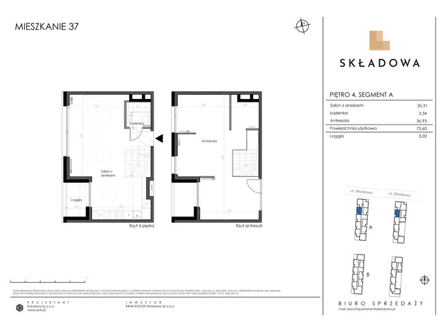 Mieszkanie w inwestycji Apartamenty Składowa, symbol A.37 » nportal.pl