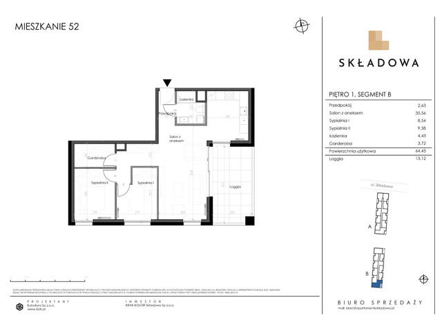 Mieszkanie w inwestycji Apartamenty Składowa, symbol B.52 » nportal.pl