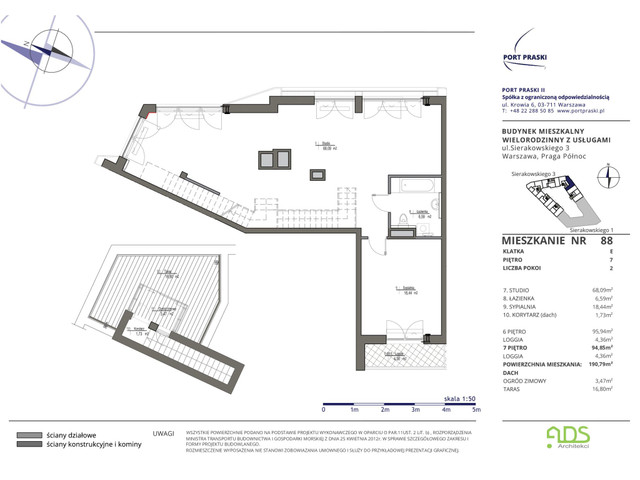 Mieszkanie w inwestycji Port Praski, symbol SIERAKOWSKIEGO.3_88 » nportal.pl