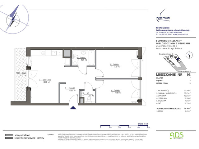 Mieszkanie w inwestycji Port Praski, symbol SIERAKOWSKIEGO.3_93 » nportal.pl