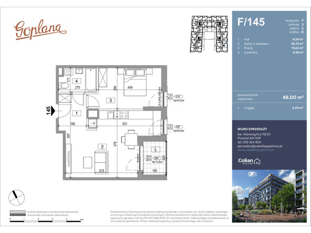 Mieszkanie w inwestycji Goplana, symbol F145 » nportal.pl