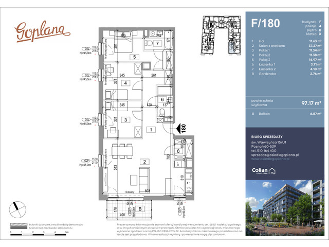 Mieszkanie w inwestycji Goplana, symbol F180 » nportal.pl