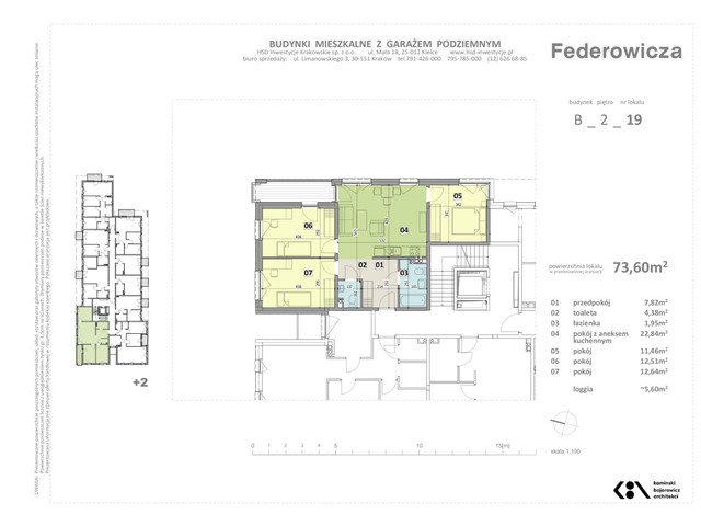 Mieszkanie w inwestycji Federowicza – Ruczaj Park, symbol B.19 » nportal.pl