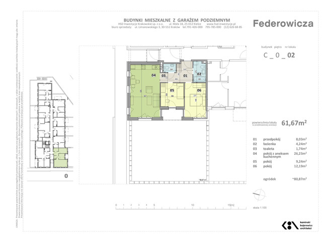 Mieszkanie w inwestycji Federowicza – Ruczaj Park, symbol C.2 » nportal.pl