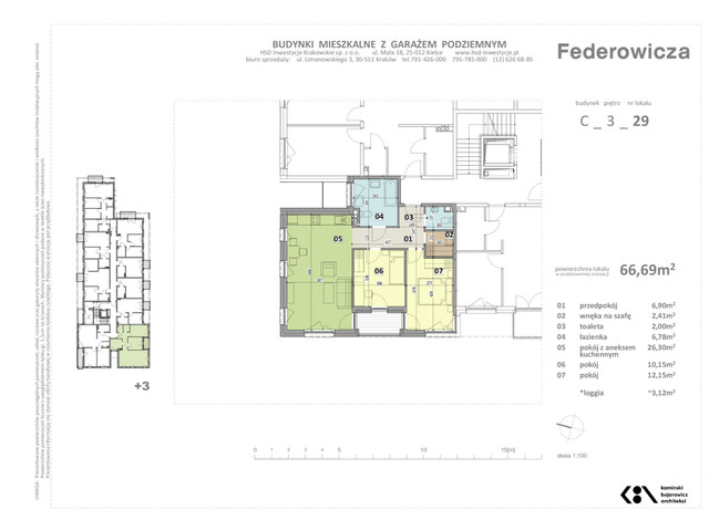 Mieszkanie w inwestycji Federowicza – Ruczaj Park, symbol C.29 » nportal.pl