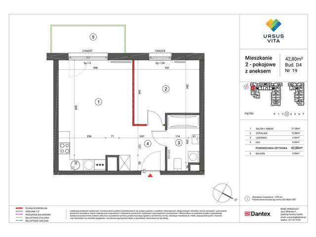 Mieszkanie w inwestycji Ursus Vita, symbol UV_D4D5-M019 » nportal.pl