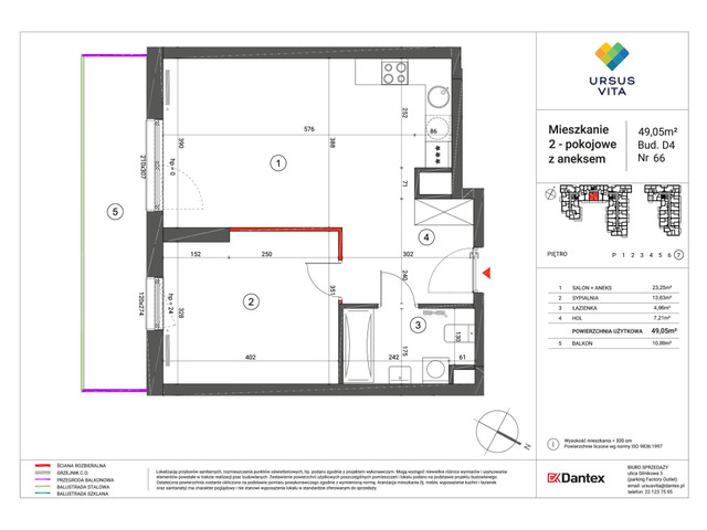 Mieszkanie w inwestycji Ursus Vita, symbol UV_D4D5-M066 » nportal.pl