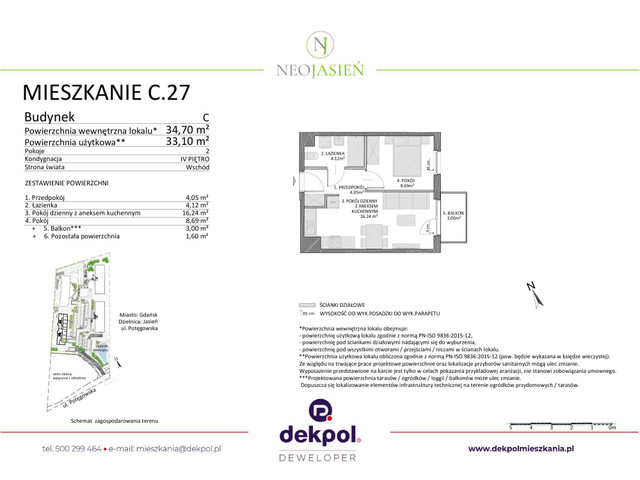 Mieszkanie w inwestycji Neo Jasień, symbol C27 » nportal.pl