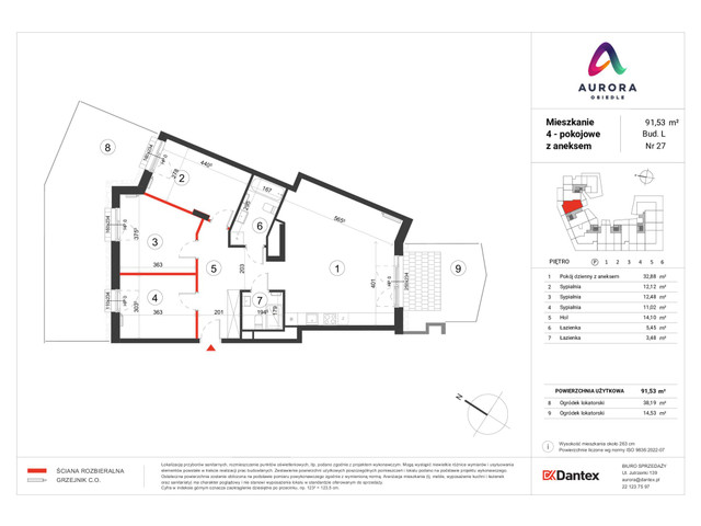 Mieszkanie w inwestycji Osiedle Aurora, symbol A-L1-LM-27 » nportal.pl