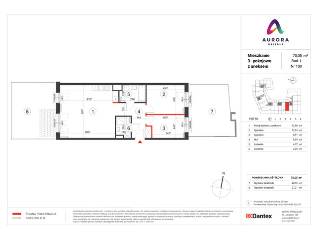 Mieszkanie w inwestycji Osiedle Aurora, symbol A-L1-LM-100 » nportal.pl