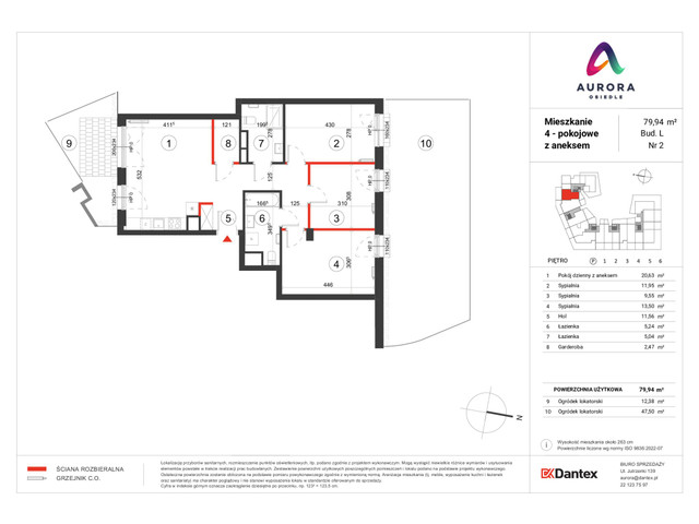 Mieszkanie w inwestycji Osiedle Aurora, symbol A-L1-LM-02 » nportal.pl