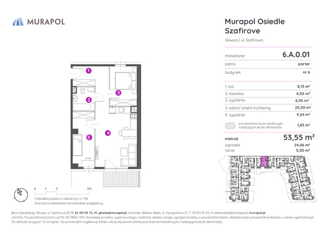 Mieszkanie w inwestycji Murapol Osiedle Szafirove, symbol 6.A.0.01 » nportal.pl