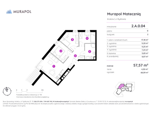 Mieszkanie w inwestycji Murapol Mateczniq, symbol 2.A.0.04 » nportal.pl