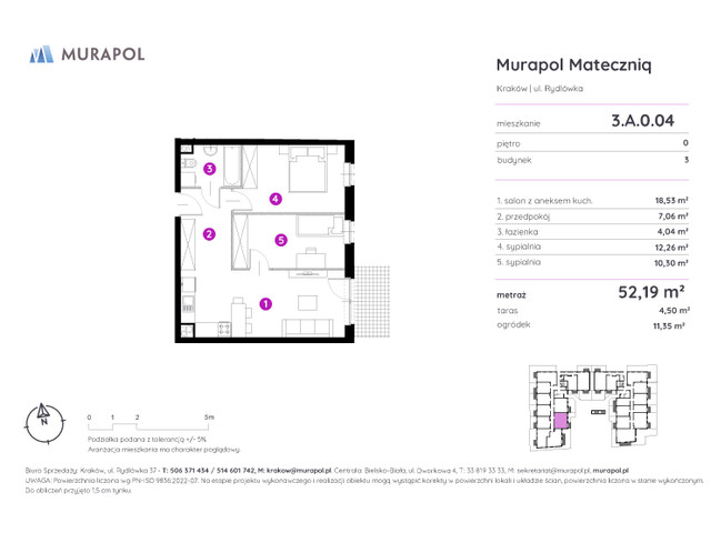Mieszkanie w inwestycji Murapol Mateczniq, symbol 3.A.0.04 » nportal.pl