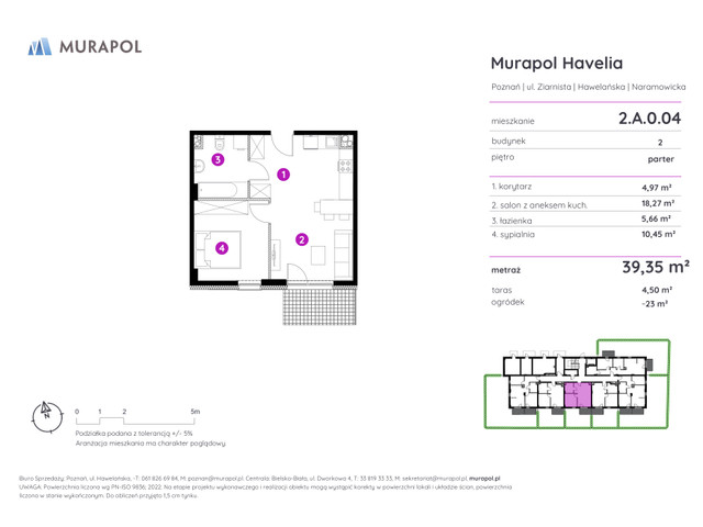 Mieszkanie w inwestycji Murapol Havelia, symbol 2.A.0.04 » nportal.pl